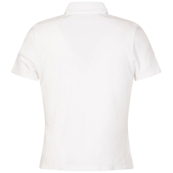 Peter Millar Women's White Elle Short Sleeve Terry Polo Size L MSP$125