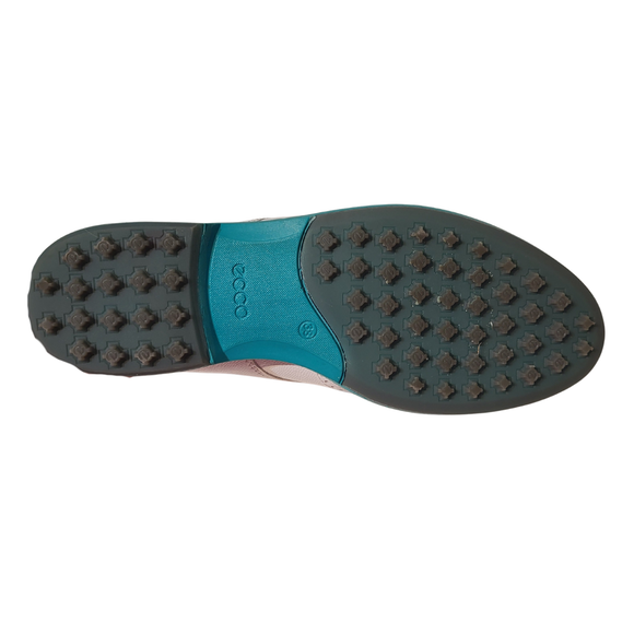 New Ecco Women's Your Hybrid White & Teal Oxford Golf Shoes Size 38 (8-8.5) MSP$169