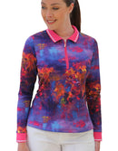 New Famara Women's Long Sleeve Art Top Size S MSP$99-4