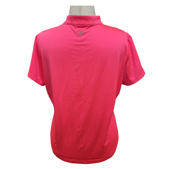 Tail Hot Pink 1/4 Zip Funnel Polo Size XL MSP $89