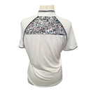 Greg Norman White 1/4 Zip Polo w/ 'Shell Landing' Logo Size L-2