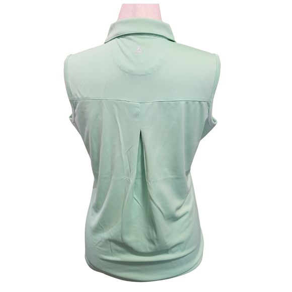 New Bermuda Sands Women's Gigi Sleeveless Golf Polo Size L MSP$65