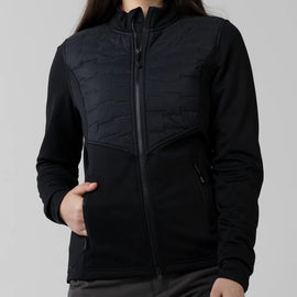 New Levelwear Women's Black Control Golf Jacket Size M MSP$140 - 0