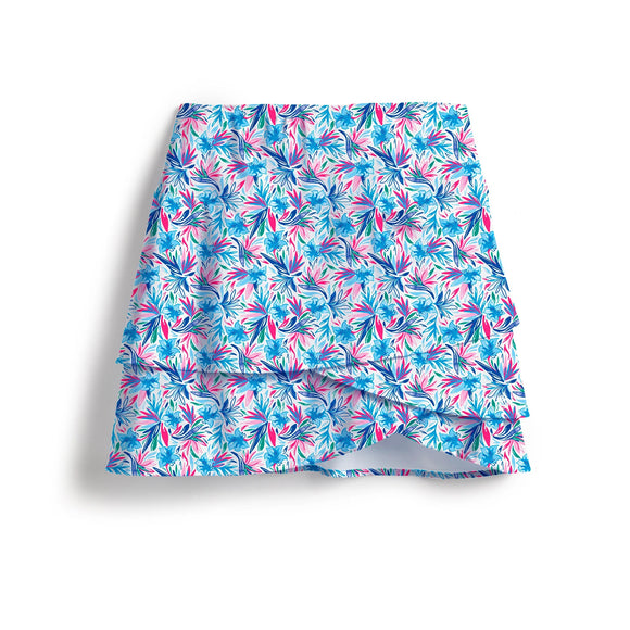 New Scales Wild Flowers Wavy Golf Skort Size XS MSP$75
