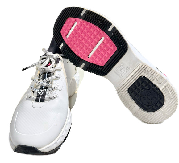 G/Fore Women's MG4+ White Perforated Zebra Accent Golf Shoes Size 9 MSP$225