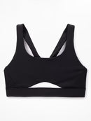 New Athleta Black Interval Colorblock Bra Size S MSP$55-1