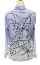 Jamie Sadock Sunsense Lavender Ombre Long Sleeve SunShirt Size L MSP$98-2