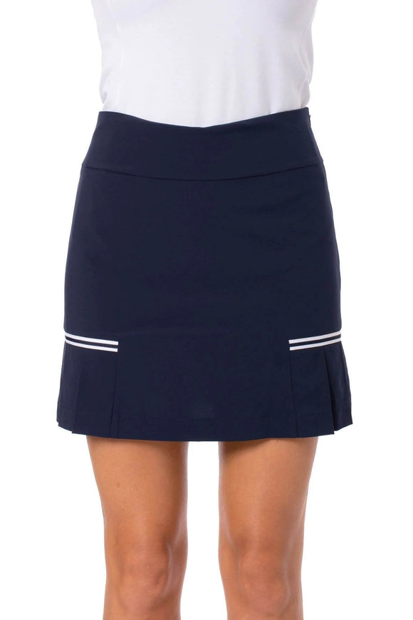 New Golftini Women's Navy Blueberry Pleated Skort Size 8 MSP$125