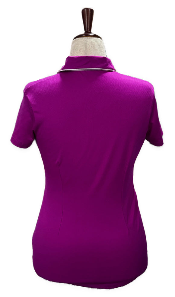 Women's Jofit Orchid Zip Golf Top Size S