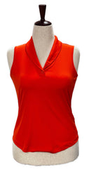 EP Pro Orange Women's Sleeveless Golf Top Size S-1