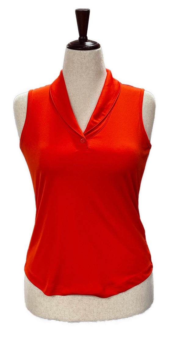 EP Pro Orange Women's Sleeveless Golf Top Size S