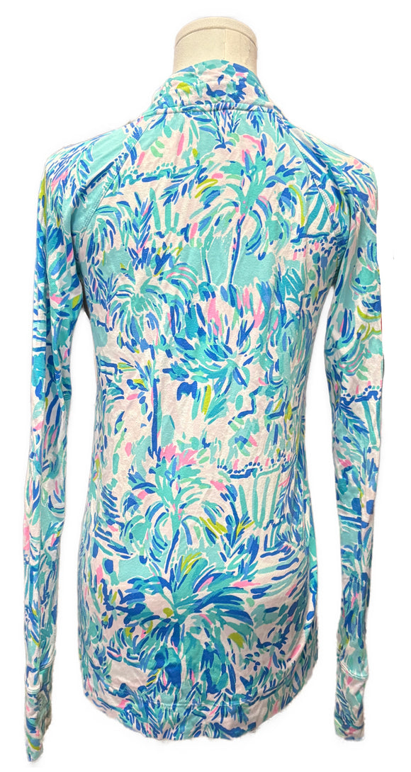 Lilly Pulitzer Cassi Popover in BLue Ibiza Cabana Cocktail Size XS MSP$128