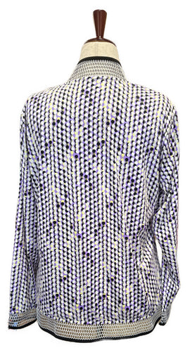 Tail 360 Women's Purple, WHite & Black Print Jacket Size XL - 0