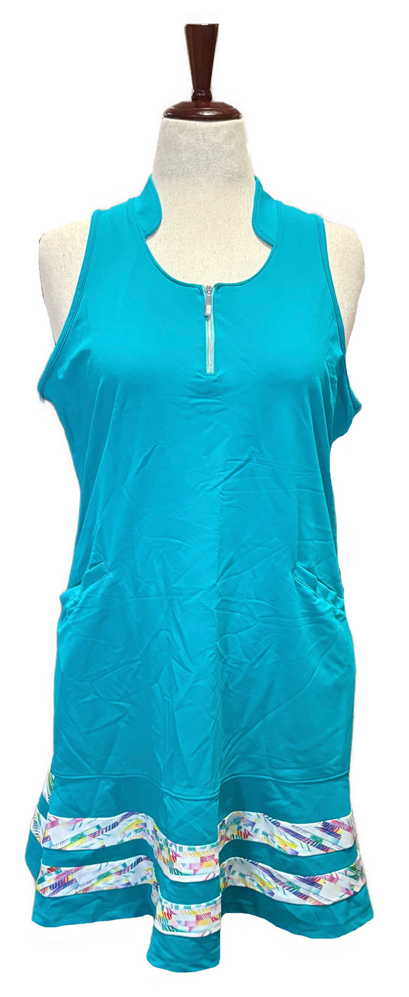 New Swing Dish Love Josie Teal Golf Dress Size XL MSP$95