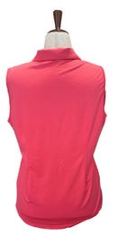 Jofit Women's Pink Cutaway Sleeveless Golf Polo Size XL MSP$90-2