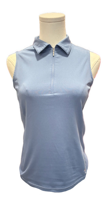 Golftini Solid Sleeveless Polo Size XS MSP $98