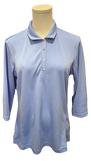 Pebble Beach Periwinkle 3/4 Quarter Sleeve Pullover Size M-1