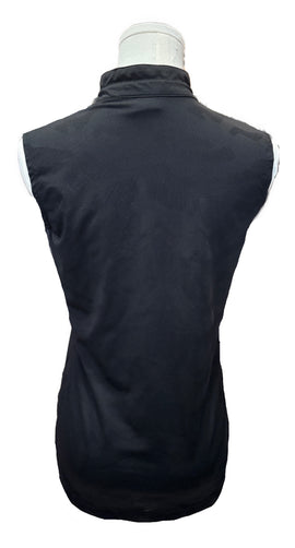 Daily Sports Black Sleeveless Mesh Camo Mock Top Size S - 0