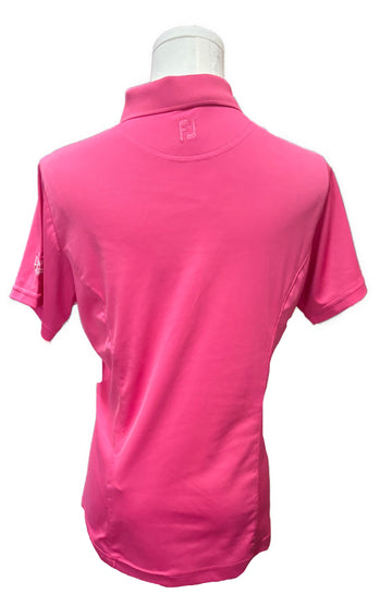 Footjoy Pink Women's Golf Polo w/ Logo Size S MSP $105 - 0