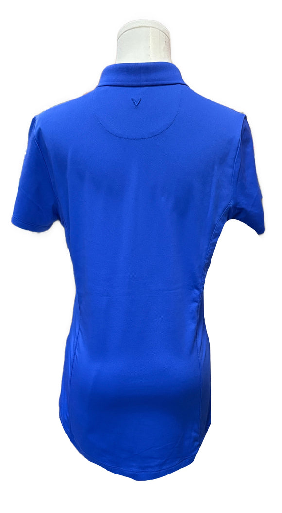 Callaway Royal Blue Short Sleeve Woman's Polo