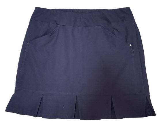 Tail Activewear Navy Pull-on Pleated Golf Skort Size 14 MSP$94