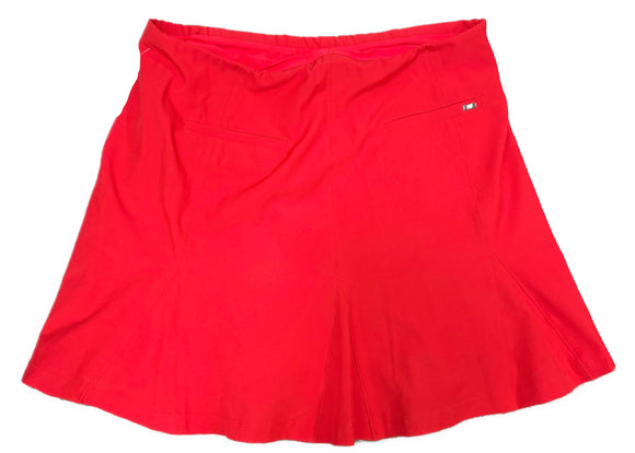 Tail Activewear Red Flounce Pull-on Golf Skort Size 14 MSP$98
