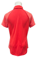 Under Armour Dark Orange Heather Golf Polo w/ Logo Size S-2