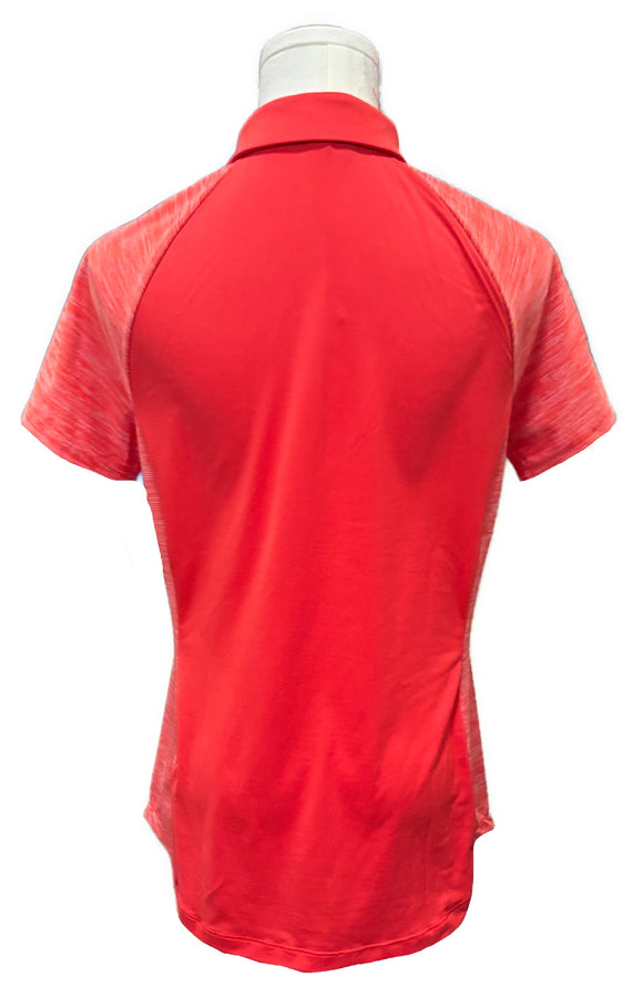 Under Armour Dark Orange Heather Golf Polo w/ Logo Size S