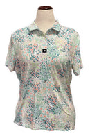 Bad Birdie Women's Floral Golf Polo w/ Pinehurst Logo Size XL MSP$78-1