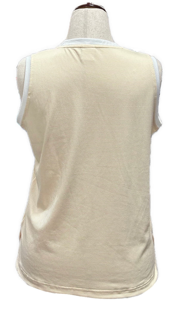Daily Sports Women's Yellow Sleeveless Massy Golf Top Size L