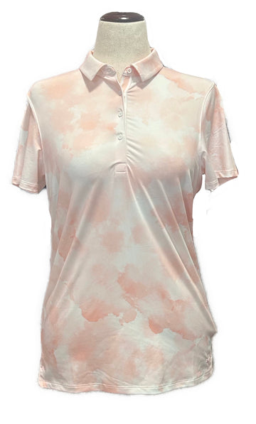 Puma Women's Peach Cloud Short Sleeve Golf Polo MSP$55