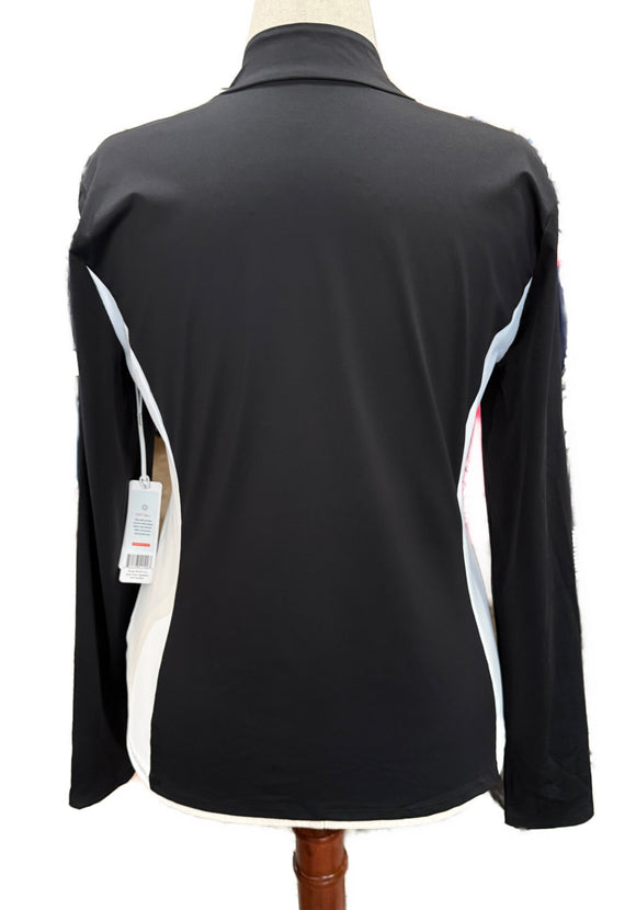 New Kinona the A-Team Longsleeve Golf Top - Black MSP$100