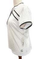 New Kinona Gimme Putt Short Sleeve Golf Top - White/Black Size L MSP$121-3
