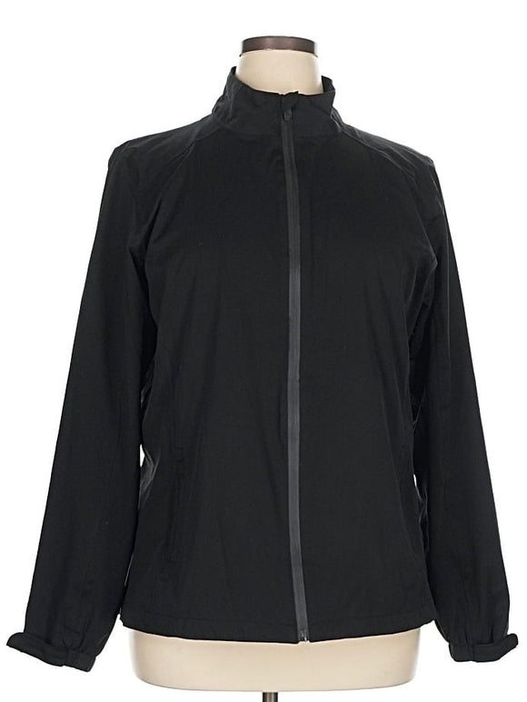 Lady Hagen Black Full-Zip Golf Jacket Size XL
