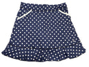 Sofibella Navy & White Polka Dot Golf Skort Size L MSP$84-3
