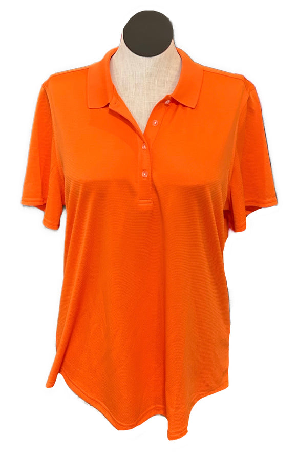 Callaway Orange Short Sleeve Women's Golf Top Size XXL