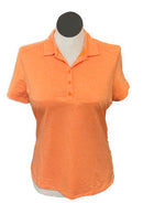Nike Orange Heathered Women's Short Sleeve Golf Polo Size XL-1