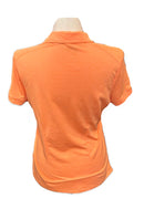 Nike Orange Heathered Women's Short Sleeve Golf Polo Size XL-2