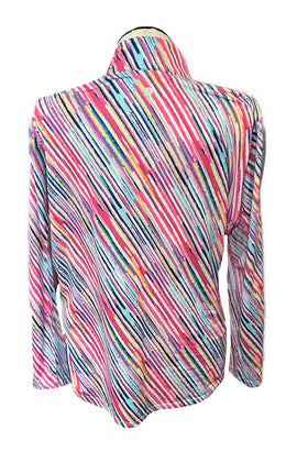 EP NY Women's Multicolored Striped Sun Shirt Size XXL MSP$88 - 0