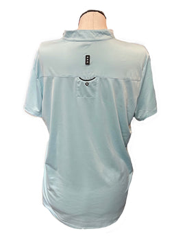 Jamie Sadock Light Blue Short Sleeve Golf Top Size XXL MSP$95 - 0