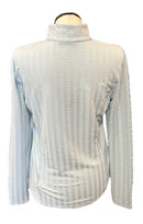 New Kjus Women's Sense Half Zip Lite Pale Blue w/ Logo Size XL MSP$180-2