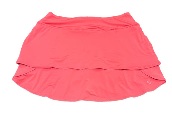 Footjoy Coral Layered Golf Skort Size XL MSP$88