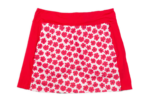 Spitfire Pink Floral Skort Petite