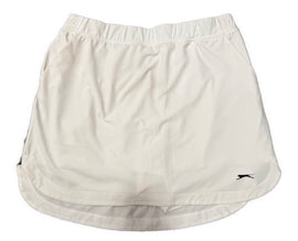 Slazenger White Golf Skort w/ Black Athletic Stripes Size L