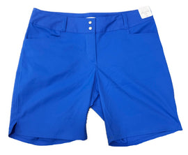 New Adidas Women's Essentials 7" Golf Shorts in Blue Size 6 MSP$65