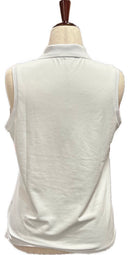 Ralph Lauren RLX Women's White Sleeveless Tournament Golf Polo Size L MSP$90-3