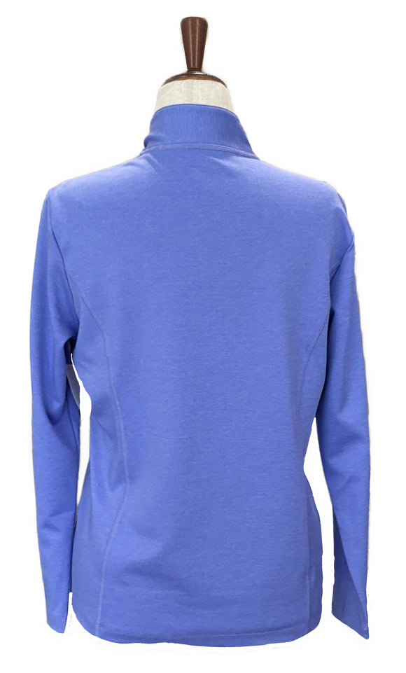 EP Pro Tour Tech Perwinkle Heather Zip Up Jacket Size L MSP $89