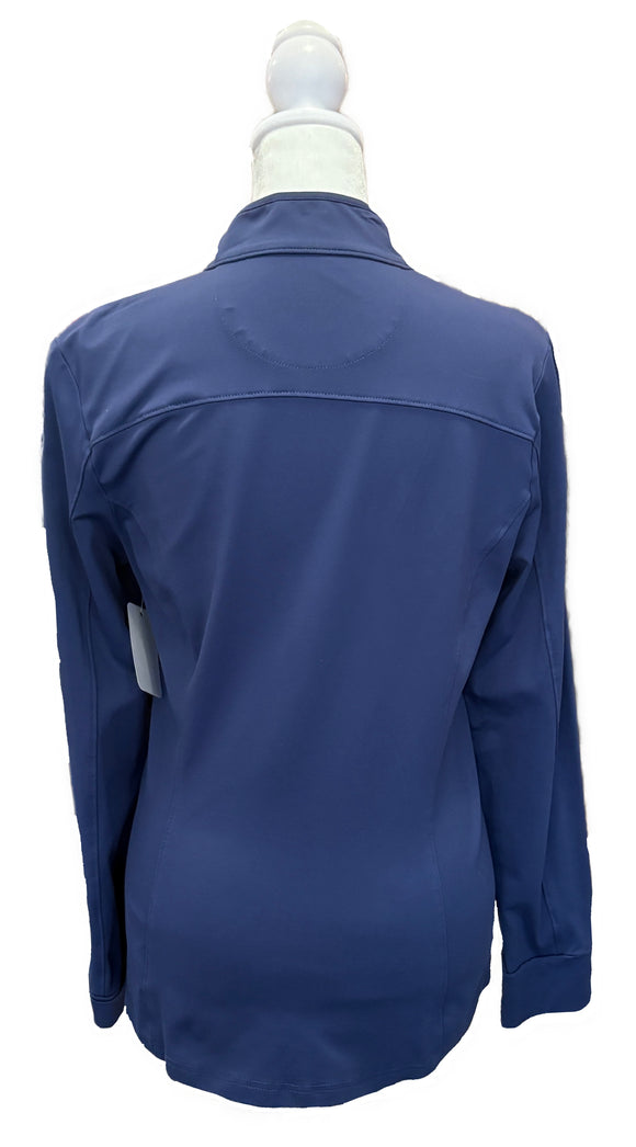 Women's Clover Navy Golf Jacket w/Logo Size S MSP$135