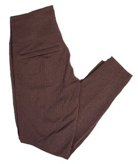 Athleta Women's Brown Delancey Herringbone Tight Size M MSP$89 - 0