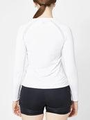 New Tail Activewear Essential Alda Long Sleeve Top - White MSP$80-2